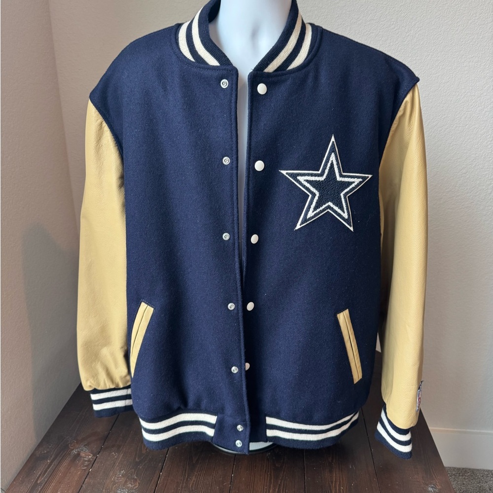 Mitchell & Ness Throwback Jacket- Dallas Cowboys